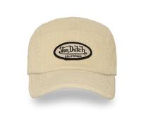 Von Dutch - Gorra para hombre, diseño de béisbol, original, beige/negro, Talla única