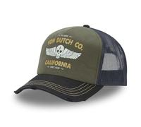 Von Dutch - Gorra para hombre y mujer, ajustable, Caqui/Azul Marino/Negro, Talla única