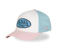 Von Dutch - Gorra de béisbol con red para adultos, parche bordado LOFB Miami, Rosa/Azul/Blanco MIAMI, Talla única