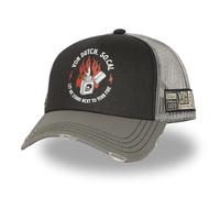Von Dutch - Gorra de camionero para hombre y mujer Crew, gorra Trucker, ajustable y auténtica, gris talla única