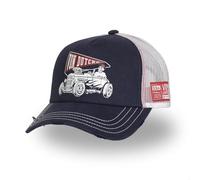 Von Dutch Gorra Hombre & Mujer Crew, Gorra Trucker, Ajustable y Auténtica, Azul Talla Única