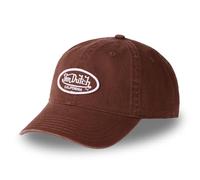 Von Dutch Gorra Hombre y Mujer 100% Algodón, Gorra Dad Cap LOG, Ajustable, Marrón2, Talla única