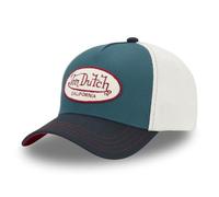 Von Dutch Gorra Hombre y Mujer Ajustable, Gorra Trucker Terry, Beige/Azul Marino/Rojo/Azul Petróleo, Talla única