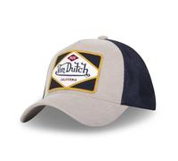 Von Dutch Gorra Hombre y Mujer, Gorra Trucker, Ajustable con el Snapback, Gris claro/Azul oscuro, Talla única