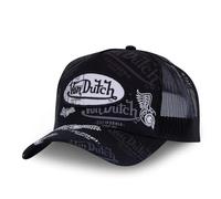 Von Dutch Gorra Hombre y Mujer, Gorra Trucker, Ajustable y Auténtica, Negro , Talla única