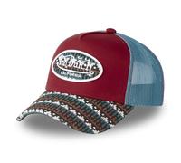 Von Dutch Gorra Hombre y Mujer, Gorra Trucker ETHNIK, Ajustable, Rojo/azul/blanco, Talla única