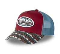 Von Dutch Gorra Hombre y Mujer, Gorra Trucker ETHNIK, Ajustable, Rojo/azul/blanco, Talla única