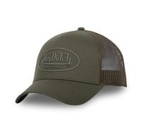 Von Dutch Gorra Hombre y Mujer, Gorra Trucker LOG, Ajustable, caqui, Talla única