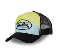 Von Dutch Gorra Hombre y Mujer MESH, Gorra Trucker, Ajustable y Auténtica, Amarillo, azul y negro, Talla única