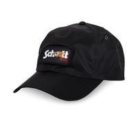 Von Dutch Gorra Hombre y Mujer x Schott, Gorra Trucker Ajustable con Snapback, Negro , Talla única
