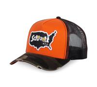 Von Dutch Gorra Hombre y Mujer x Schott, Gorra Trucker Ajustable con Snapback TU