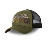 Von Dutch Gorra Mujer Savage, Gorra Trucker Ajustable con Snapback, Caqui/Marrón/Negro, Talla única