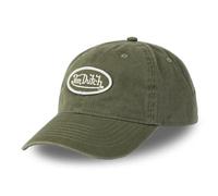 Von Dutch - Gorra para hombre y mujer, 100% algodón, ajustable, verde, blanco, talla TU, caqui, Talla única