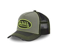 Von Dutch Gorra para hombre y mujer, ajustable, gorra Trucker, suave, atlética y duradera, verde, Talla única