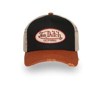 Von Dutch - Gorra para hombre y mujer, ajustable, marrón y negro, Talla única