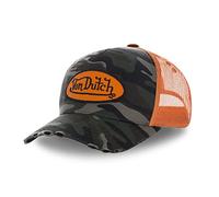 Von Dutch Gorra Camuflaje Militar con Malla Naranja para Adulto