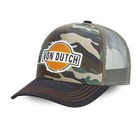Von Dutch Gorras de Hombre y Mujer, Trucker Camo, Verde CAM