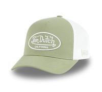 Von Dutch Gorra ajustable para hombre y mujer, Gorra Trucker LOF, Ajustable con Strapback, verde claro/blanco, Talla única