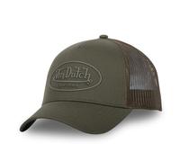 Von Dutch Gorra Uni Oval LogoDutch Mujer/Hombre - Trucker Cap de Beisbol Malla Snapback, con Visera, Visera Verano/Invierno Primavera Verano Otoño Invierno - Talla única Verde Oliva