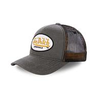 Von Dutch Gorras de Hombre y Mujer, Trucker Origin, Gris B | Unisex, Adulto 55,5-60cm, Cierre Snapback, Malla rígida, Visera curva, Vintage