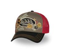 Von Dutch - Gorra ajustable para hombre y mujer, gorra de camionero con parches, Talla única