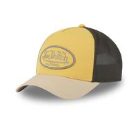 Von Dutch Gorra Hombre y Mujer Ajustable, Gorra Trucker Poly, Amarillo/Beige/Negro, Talla única