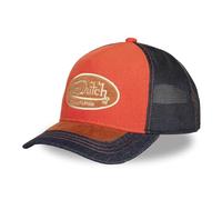 Von Dutch Gorras de Hombre y Mujer, Trucker Shield, Naranja 04