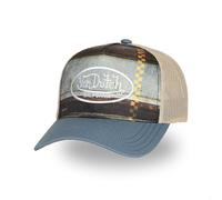 Von Dutch Gorra Hombre y Mujer Ajustable, Gorra Trucker SUBLI, Azul/Beige/Blanco/Negro, Talla única