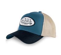 Von Dutch Gorra Hombre y Mujer, Gorra Trucker Terry, Ajustable con el Snapback, Azul Marino/Beige/Negro, Talla única