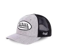Von Dutch Gorras de Hombre y Mujer, Trucker Terry, Gris TERR | Unisex, Adulto 55,5-60cm, Cierre Snapback, Banda antisudor, Malla rígida, Visera curva, Vintage