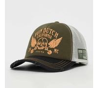 Von Dutch Originals Distressed Trucker Cap California verde ONE SIZE