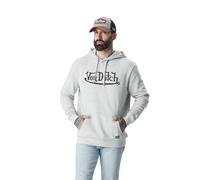 Von Dutch Sudaderas Hombres con Capucha Logan, Gris HG (XL)