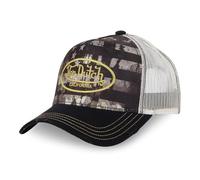 Von Dutch Gorra Hombre y Mujer Ajustable, Gorra Trucker SUBLI, Negro/Beige/Gris, Talla única