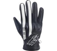 Von Dutch X Helstons Hawk Guantes de moto, negro-blanco, tamaño 3XL para Hombres