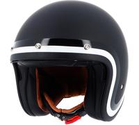 Von Dutch X Helstons Long Way Casco a reacción, negro-blanco, tamaño XS para Hombres