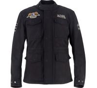 Von Dutch X Helstons Warrior Chaqueta Textil Moto, negro, tamaño 4XL para Hombres