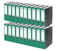 VON Leitz 10530055 - Carpeta (A4, papel reciclado, 80 mm, 600 hojas), color verde