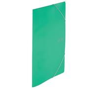 VON Leitz 30070055 - Carpeta A4 con banda elástica, polipropileno plástico, para 150 hojas, 3 solapas, carpeta con banda elástica, con impresión moderna von, carpeta ligera para escuela y hogar,