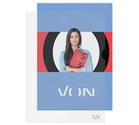 Von Leitz 40292003 - Carpeta de presentación de plástico transparente A4, 40 hojas de capacidad, 100 unidades