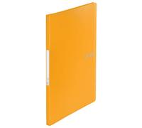 VON Leitz 46690015 - Carpeta de presentación A4 con 30 compartimentos de polipropileno, para 60 hojas, bandeja flexible para documentos, para escuela, estudio y hogar, color amarillo