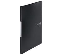VON Leitz 46690095 - Carpeta de presentación A4 con 30 compartimentos, carpeta de polipropileno para 60 hojas, bandeja flexible para documentos para escuela, estudio y hogar, 5 unidades, color negro