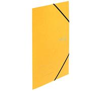 VON Leitz Leitz 30080011 - Paquete de 5 carpetas A4 de cartón reciclado para 150 hojas, 3 solapas von Leitz Leitz con correa elástica, carpeta ligera con impresión moderna VON para la escuela y el