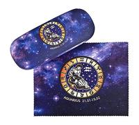 VON LILIENFELD Acuario Signo del Zodiaco Horóscopo Estuche Gafas Funda Regalo Mujer Hombre Motivo Aquarius