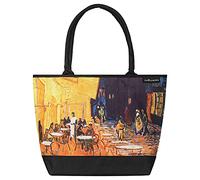 VON LILIENFELD Bolso Arte Vincent Van Gogh: Café Nocturno Señoras Motivo Shopper Dimensiones cm 42 x 30 x 15 Bolso Playa Oficina
