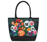 VON LILIENFELD Bolso Floral Pensamientos Señoras Motivo Shopper Dimensiones cm L42 x H30 x D15 Bolso Playa Oficina