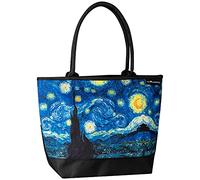VON LILIENFELD Bolso La noche estrellada de Vincent van Gogh Señoras Arte Motivo Shopper Dimensiones cm L42 x H30 x D15 Bolso Playa Oficina