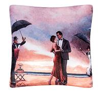 Von LILIENFELD Cojín con diseño de Theo Michael Hommage to The Singing Butler 40 x 40 cm, cojín Decorativo para el sofá o el salón, con Relleno Impreso por Ambos Lados