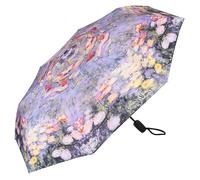 VON LILIENFELD Paraguas Bolsillo Claude Monet: Nenúfar Apertura y Cierre Automático Resistente al Viento Flor Plegable Ligero Estable Compacto Arte