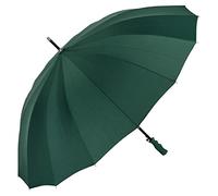 VON LILIENFELD® Paraguas de Iluvia Diámetro 120 cm XXL Largo Clásico Apertura Automático 2 Personas 16 segmentos Cleo verde