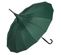 VON LILIENFELD Paraguas Parasol Sombrilla Largo Boda Nupcial Pagoda Charlotte verde